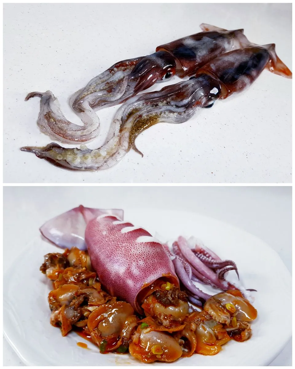 Snapdishの料理写真:squid and cockles|steven z.y.さん