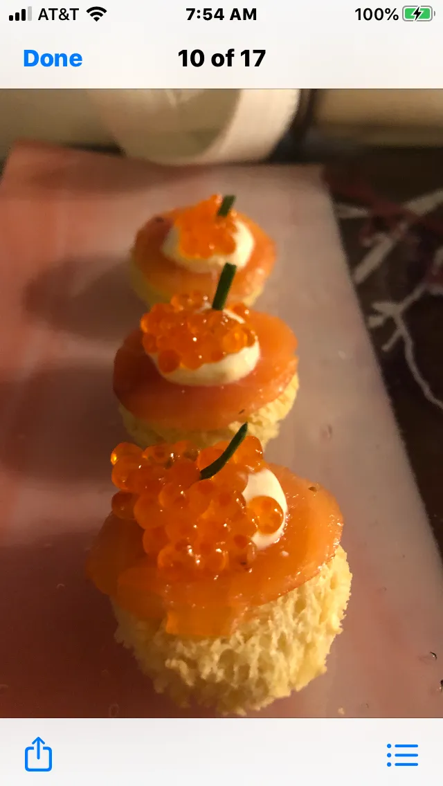 Smoked Salmon, Salmon Roe , Lemon Creme  on Brioche|Christine pavelkaさん