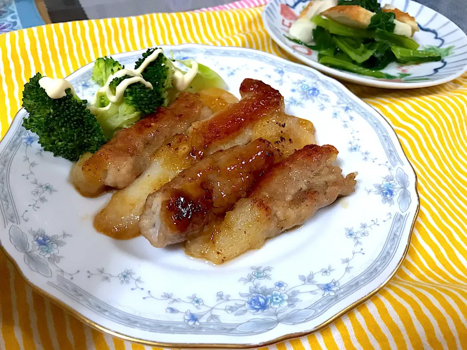 ともさんの料理 餅シリーズ⑦餅の豚肉巻き♪|えいぽんさん