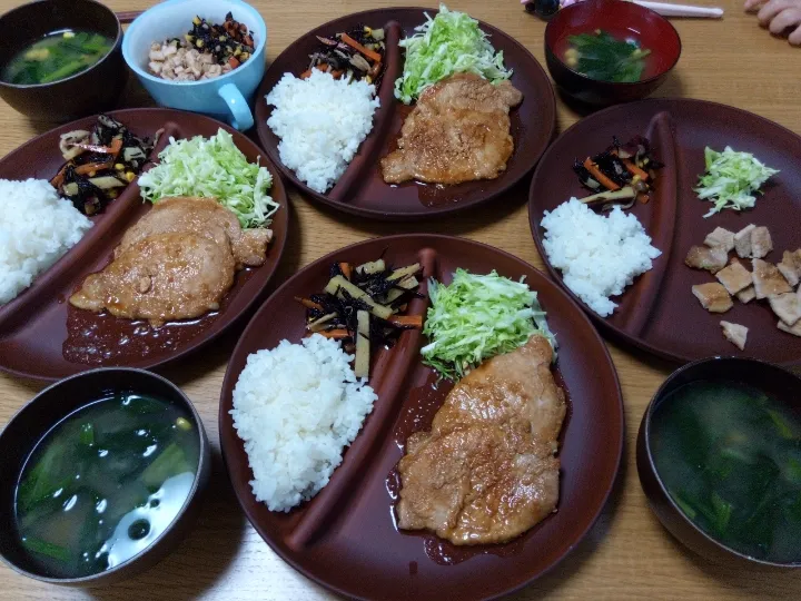 ✽豚の生姜焼き定食✽|＊抹茶＊さん