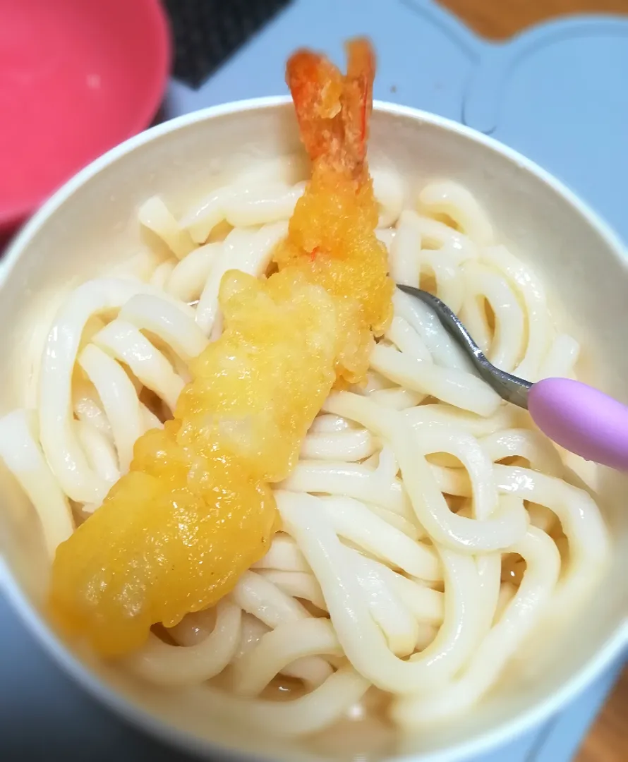 偏食っ子の幼児食「えびうどん」|yuimaruさん