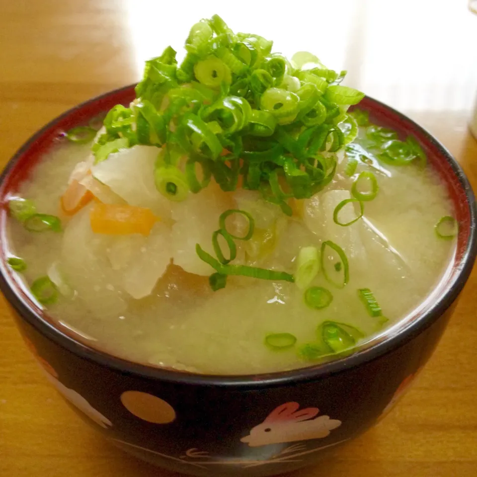 具沢山味噌汁🍀3月5日の天気って何なのか？変な天気でした🤔🤔🤔|まいりさん