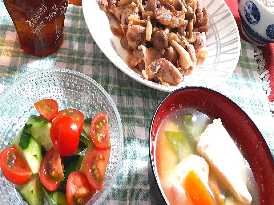 豚こま肉の焼き肉風|ぽぱいさん