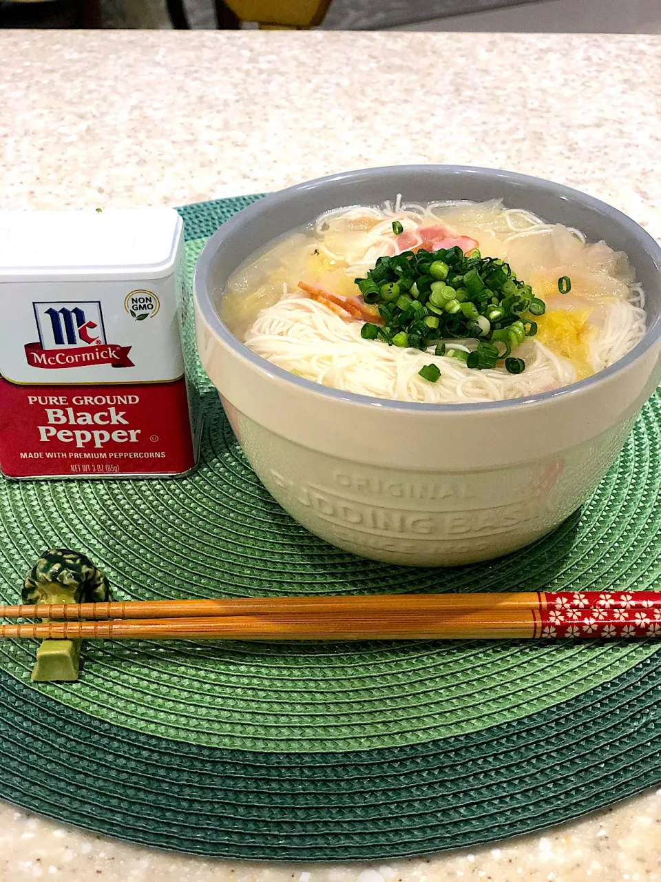 ベーコン🥓と白菜🥬のあったか素麺！|Mayumiさん