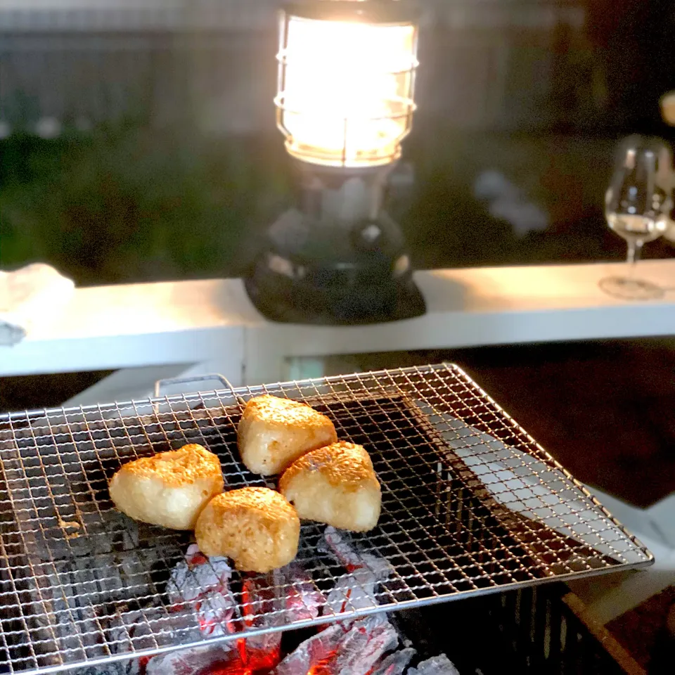 バーベキュー　焼きおにぎり|かぜるさん