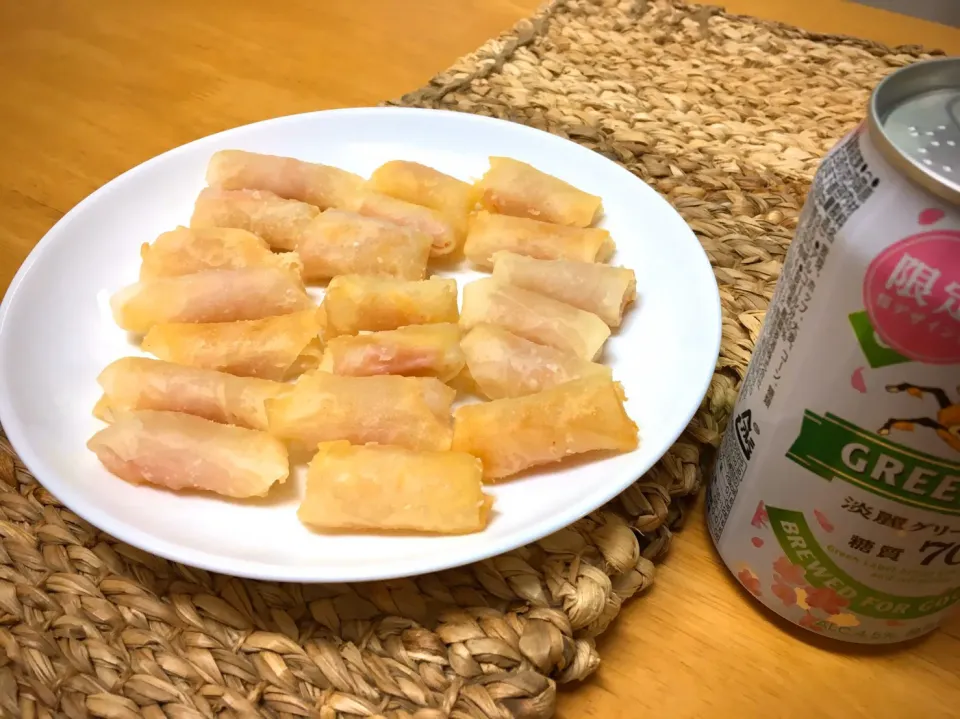 Snapdishの料理写真:ちびちびハムチーズ巻き|gomanmaさん