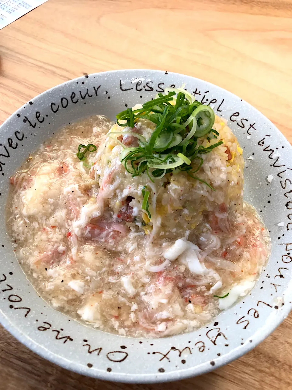 Snapdishの料理写真:カニあんかけ炒飯|とみさんさん