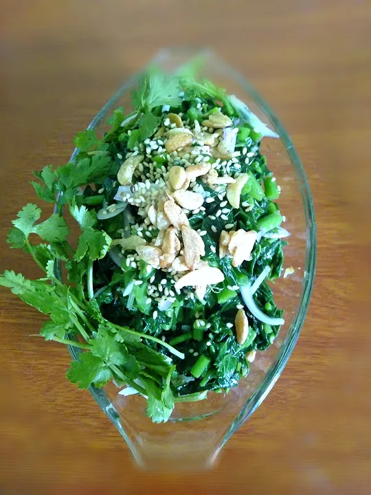 Burmese Style Spinish Salad|Myatさん