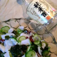 Snapdishの料理写真:たこの酢の物|あんぱんなちゃんさん