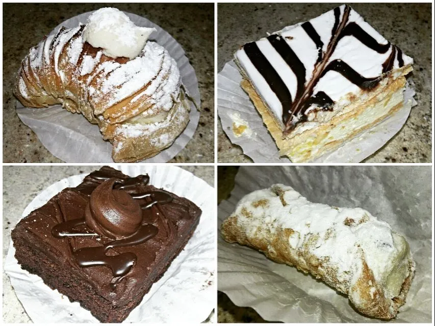 tasty pastries - lobster tail, napoleon, brownie, cannoli.|steven z.y.さん