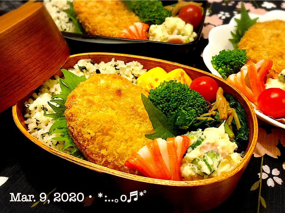 Snapdishの料理写真:2020/03/09お弁当〜♡|いく❤️さん