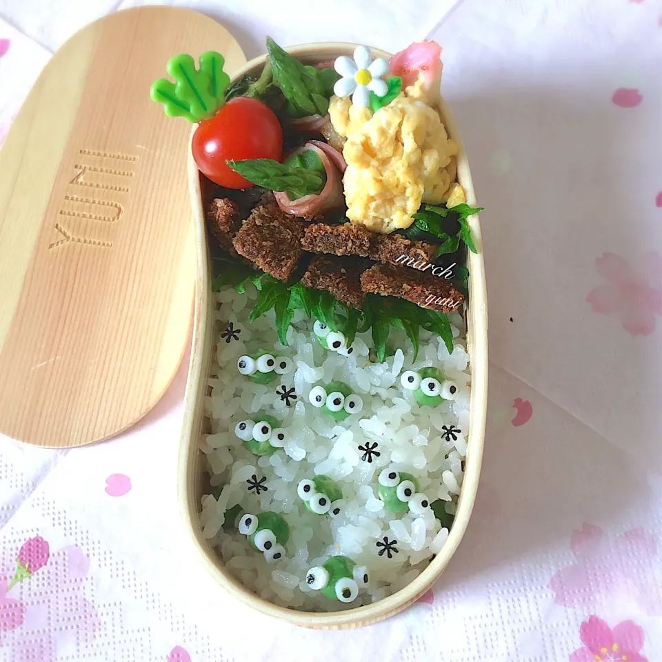 豆ごはん弁当🍱|🌸yuni🌸さん