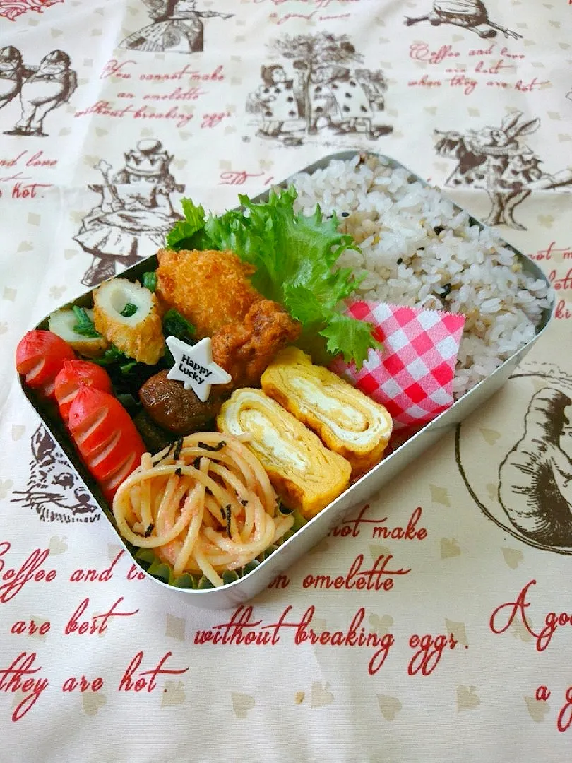 ホタテフライ弁当💕|いちごさん