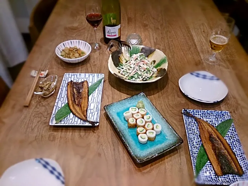 さんまのみりん干しのある食卓|古尾谷りかこさん