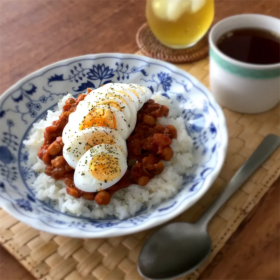 ツナとひよこ豆のカレー🍛|𓇼 Ⓢ Ⓗ Ⓘ Ⓝ Ⓞ Ⓑ Ⓤ 𓇼さん