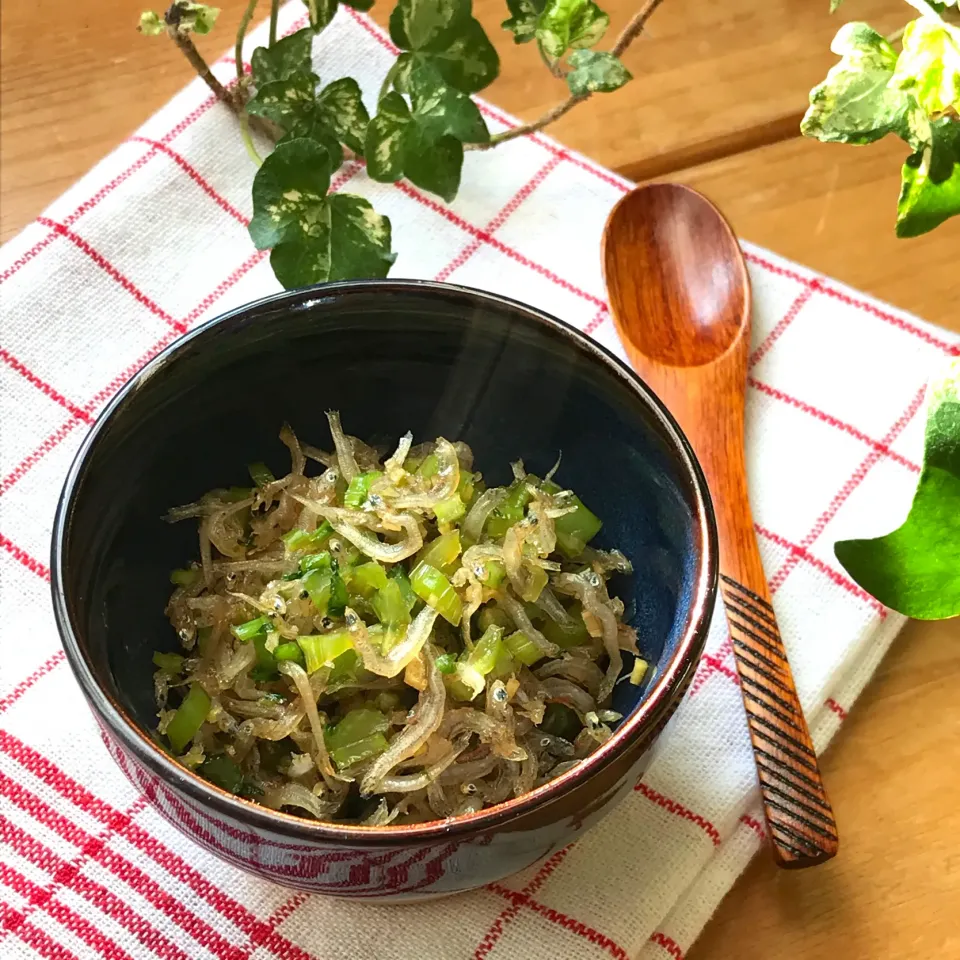 ☘ご飯が🍚ススム❣️大根葉入り　自家製ちりめん山椒☘|Hollyさん