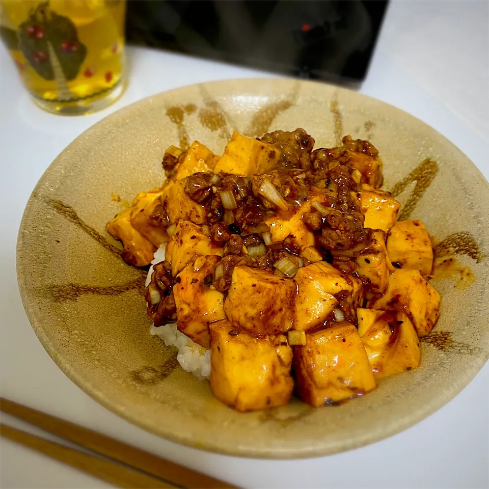 Snapdishの料理写真:麻婆豆腐丼|りさこさん