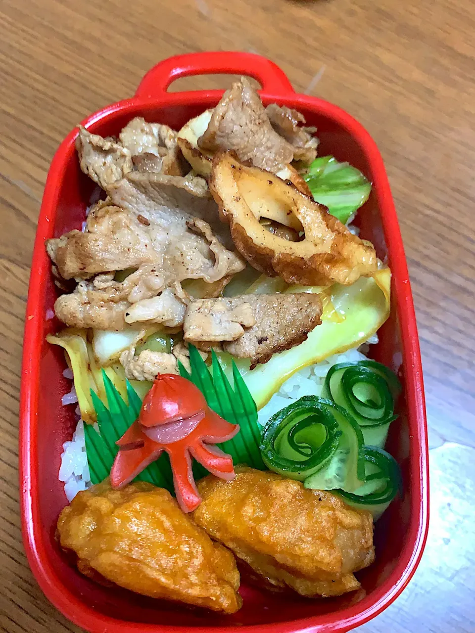 #自分お弁当
#適当
 #野菜炒め|Yukaさん