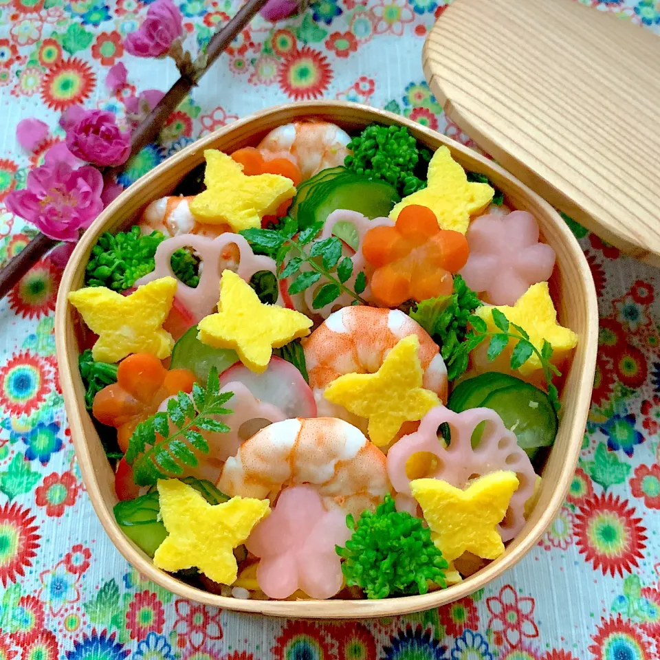 春のちらし寿司弁当|jarinkoさん