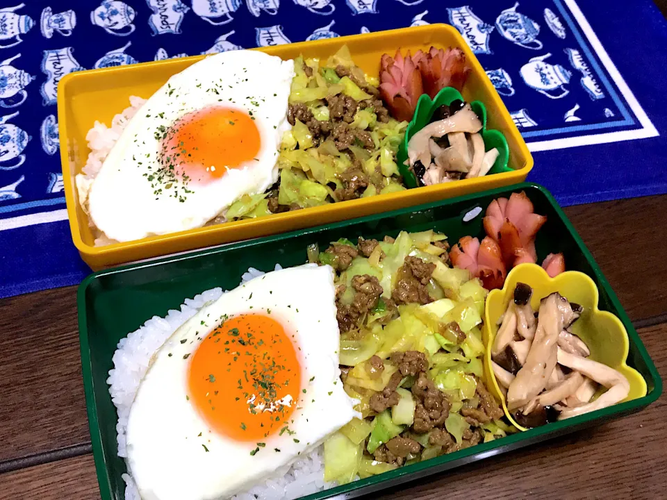 ひき肉キャベツカレー炒め弁当|mettiさん