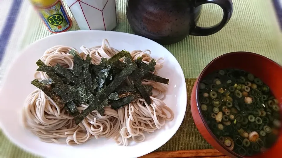 Snapdishの料理写真:★今日のランチ★
☆ざるそば(新潟 小嶋屋)
☆緑茶(奈良 月ヶ瀬)
☆アロエヨーグルト|☆Chieco☆さん