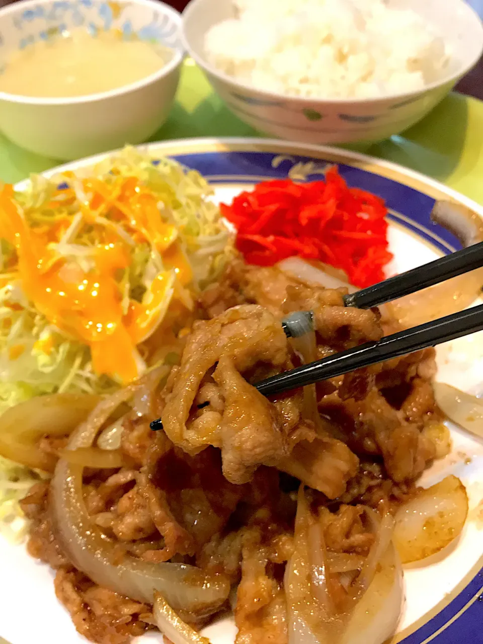 がっつり『生姜焼き定食』という選択🐷|ま〜てぃんさん