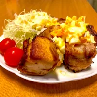 厚揚げの肉巻きのタルタルソースのせ♪|ゆうき✨さん