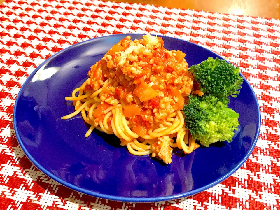 ミートソーススパゲティ🍝|とみぃさん