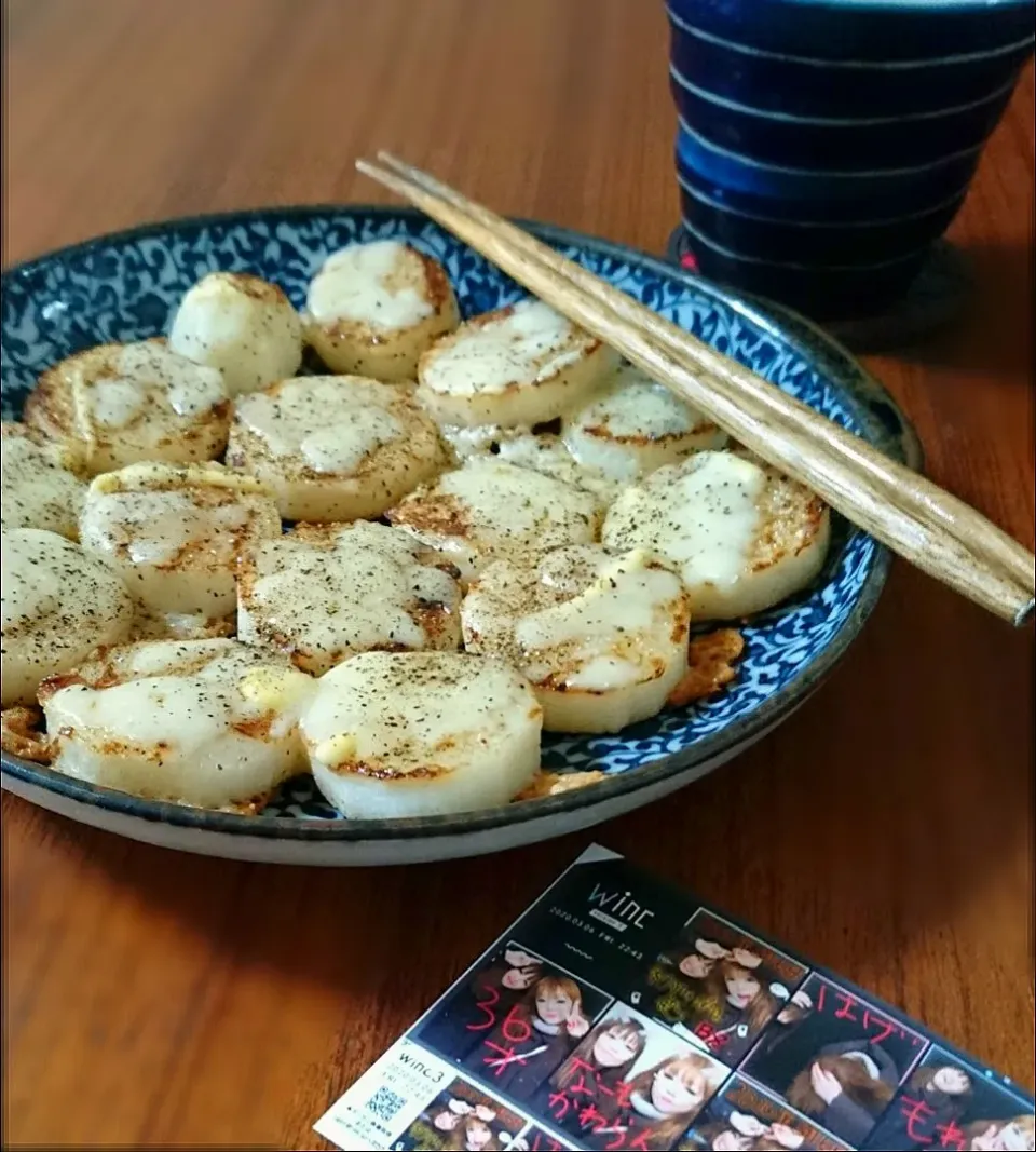 山芋ﾏﾖﾁｰｽﾞ焼き|まりおさん