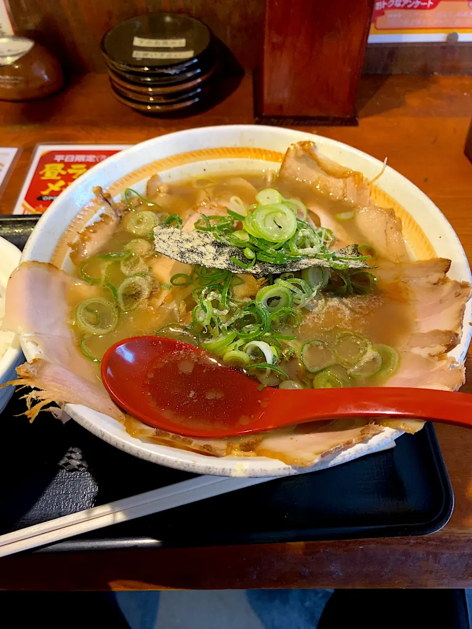 八角さんのチャーシュー麺　油こってりをいただきました^_^|tubakiさん