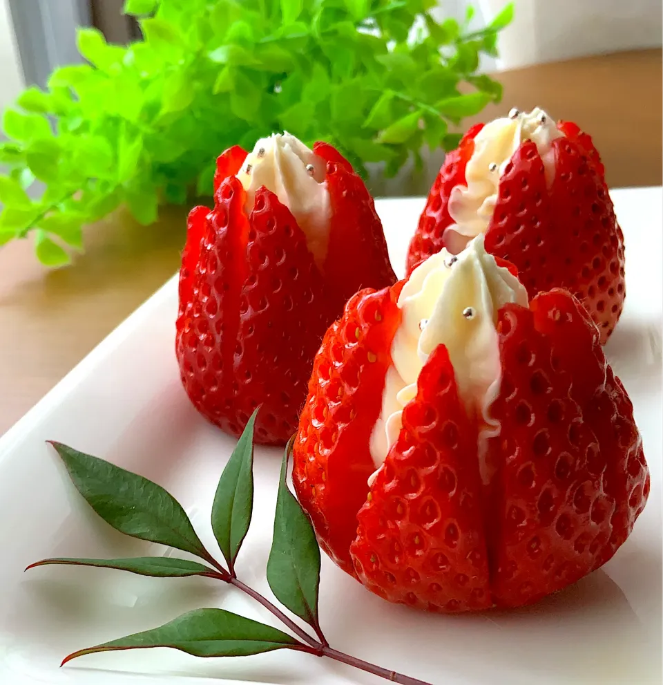 めるぼ ちゃんのひとくちクリームチーズクリーム🍓|9421beruさん