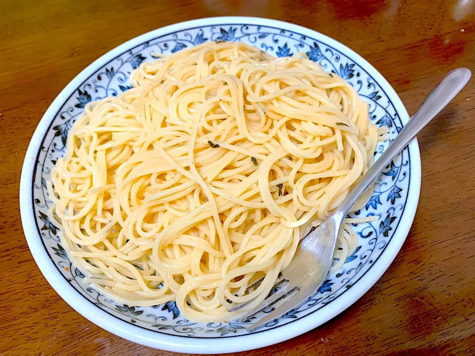 小6 自分で作った　たらこパスタ|こむぎさん