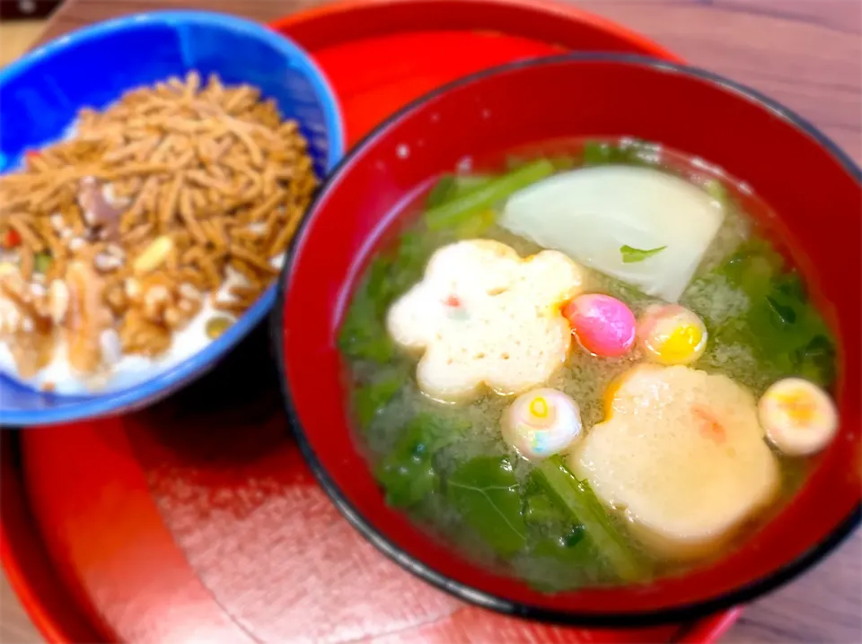 カブのお味噌汁|ちびぷにさん