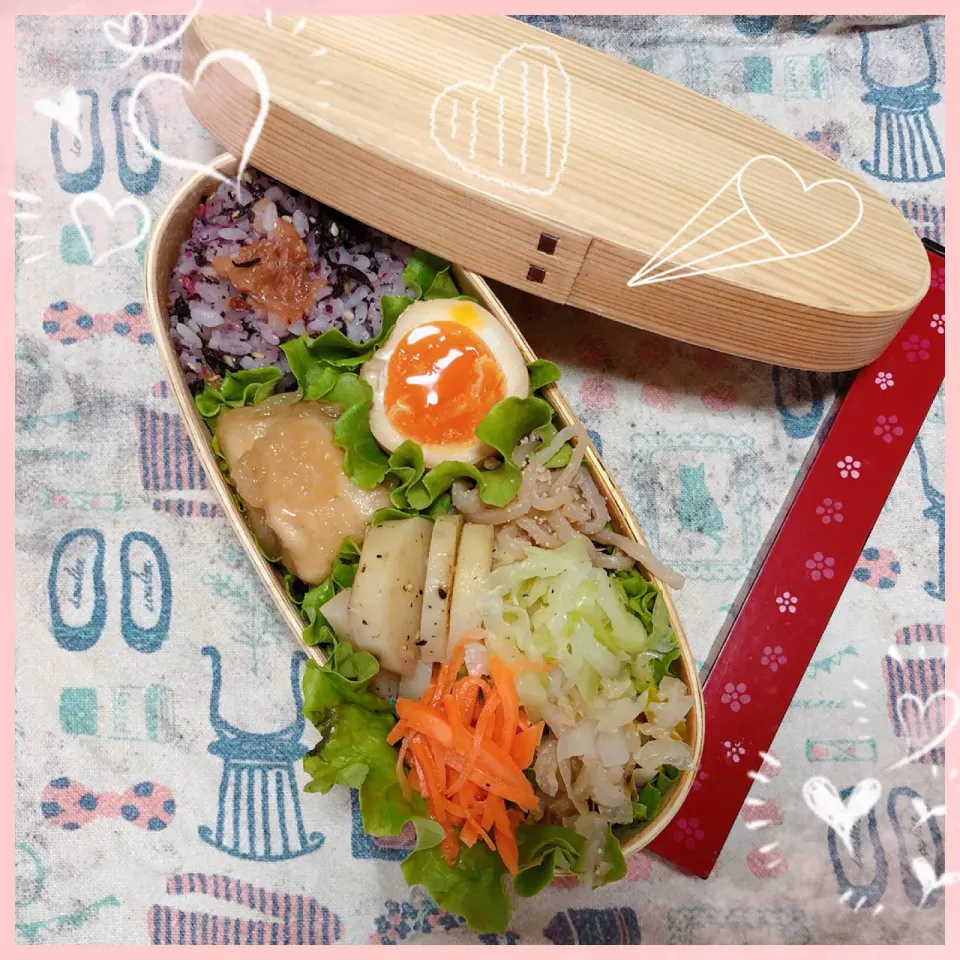 ３／１１ ｗｅｄ 鶏胸肉のみぞれ煮弁当🍴|rinaronarさん