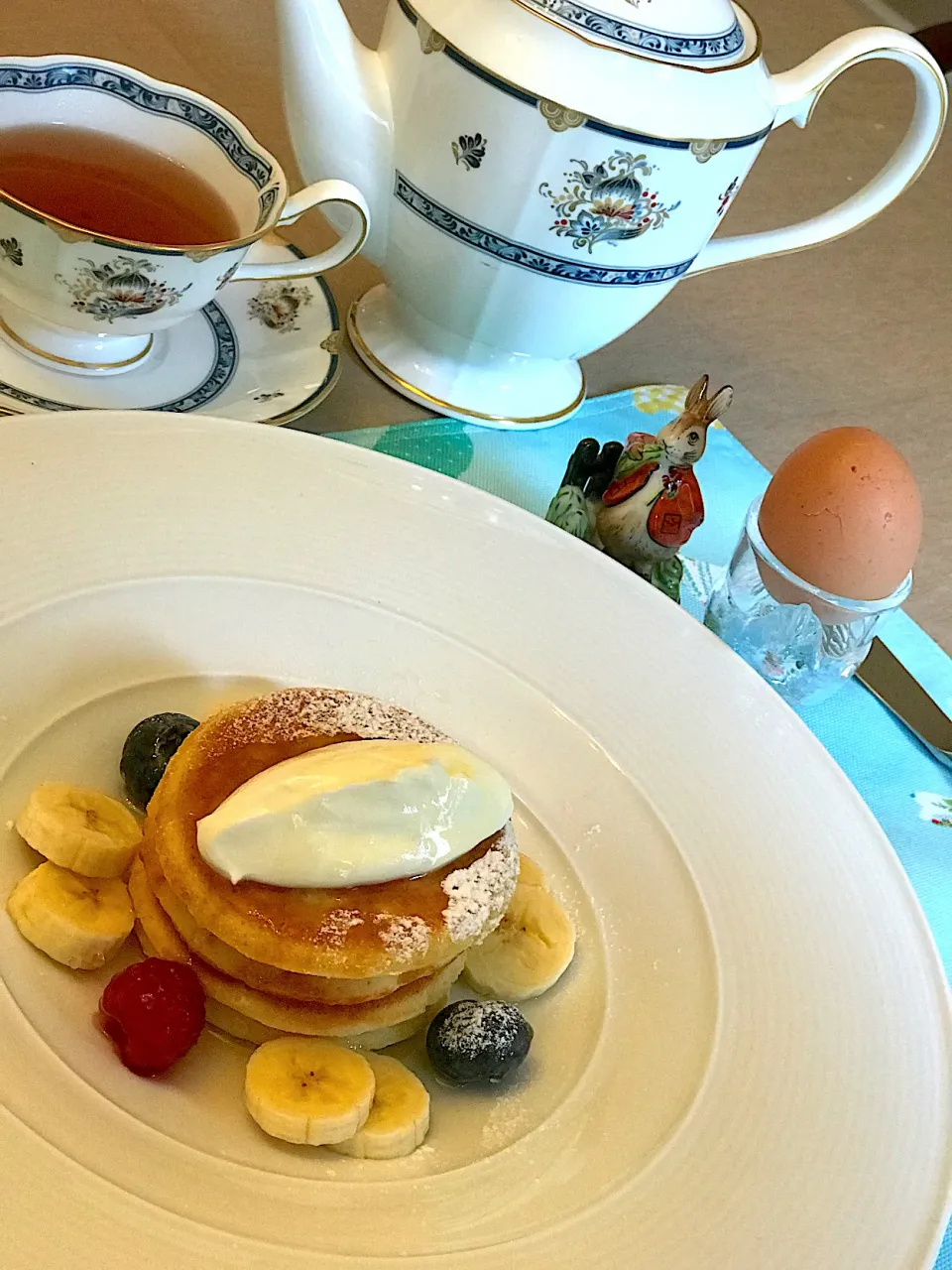 リコッタパンケーキで朝ごはん🥞|Dans La Cuisine ⭐︎ Mayumiさん