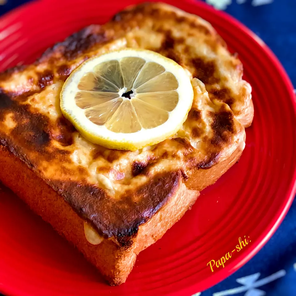 noeさんの料理 バスクチーズレモントーストめっちゃ美味‼️|パパ氏さん