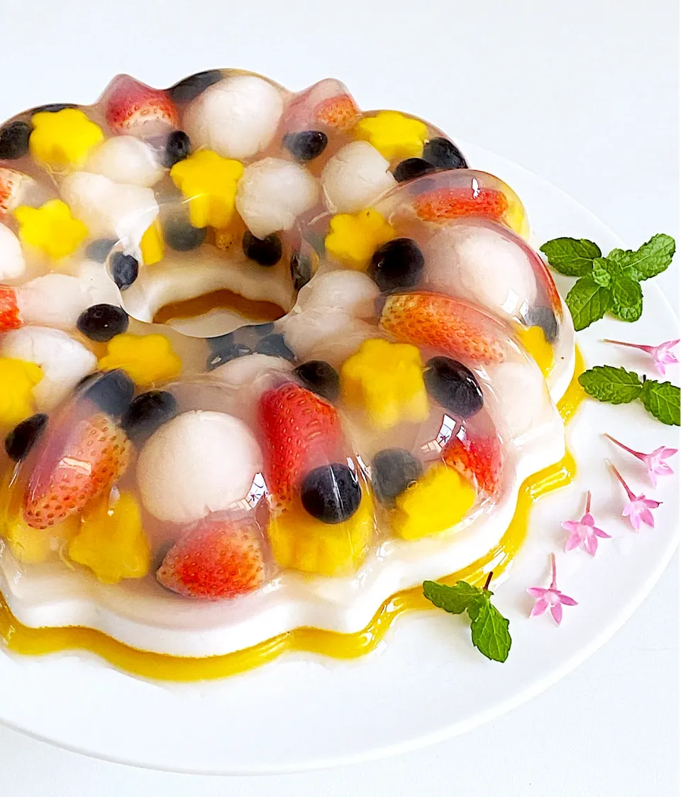 Fruity jelly cake|12Dragonさん