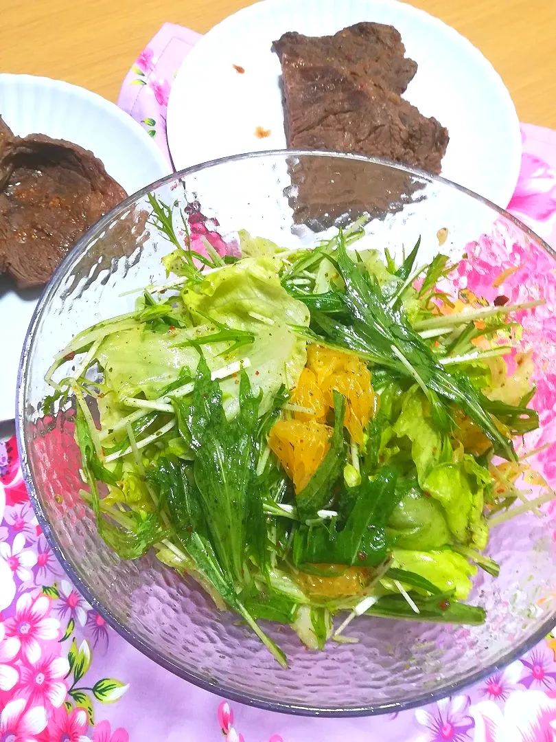 Dinner #はっさくのサラダ|tamakiさん