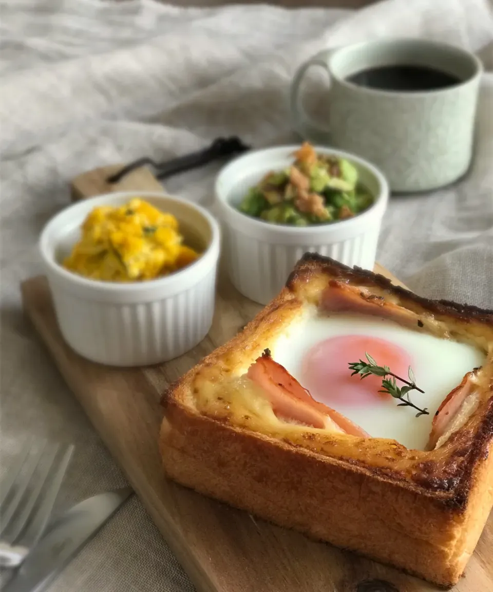 スコット太郎さんの料理 贅沢朝食〜クロックマダム〜🐾|SnapdishJPさん