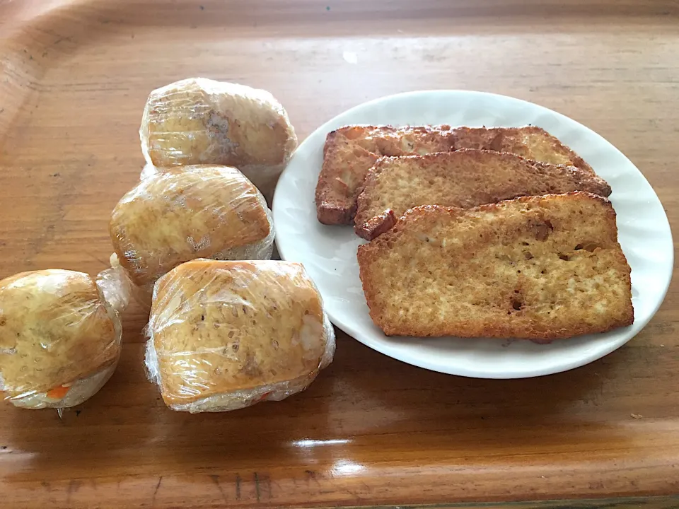 手作り油揚げ とそれでつくったお稲荷さん⛩お弁当にも！|にゃふてんさん