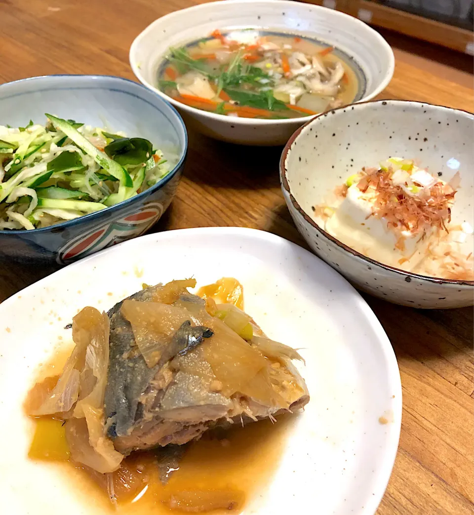 鯖の味噌煮定食　アレルギー対策|ピーコさん