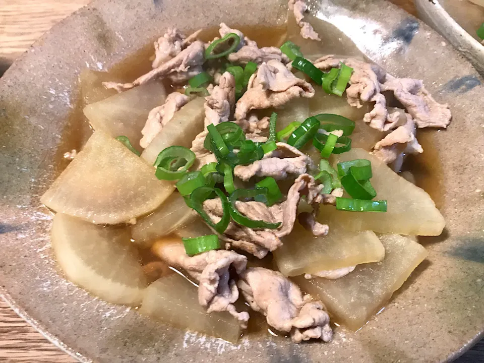 大根と豚肉のカンタン煮|パパのつくりおき弁当（つく弁）さん