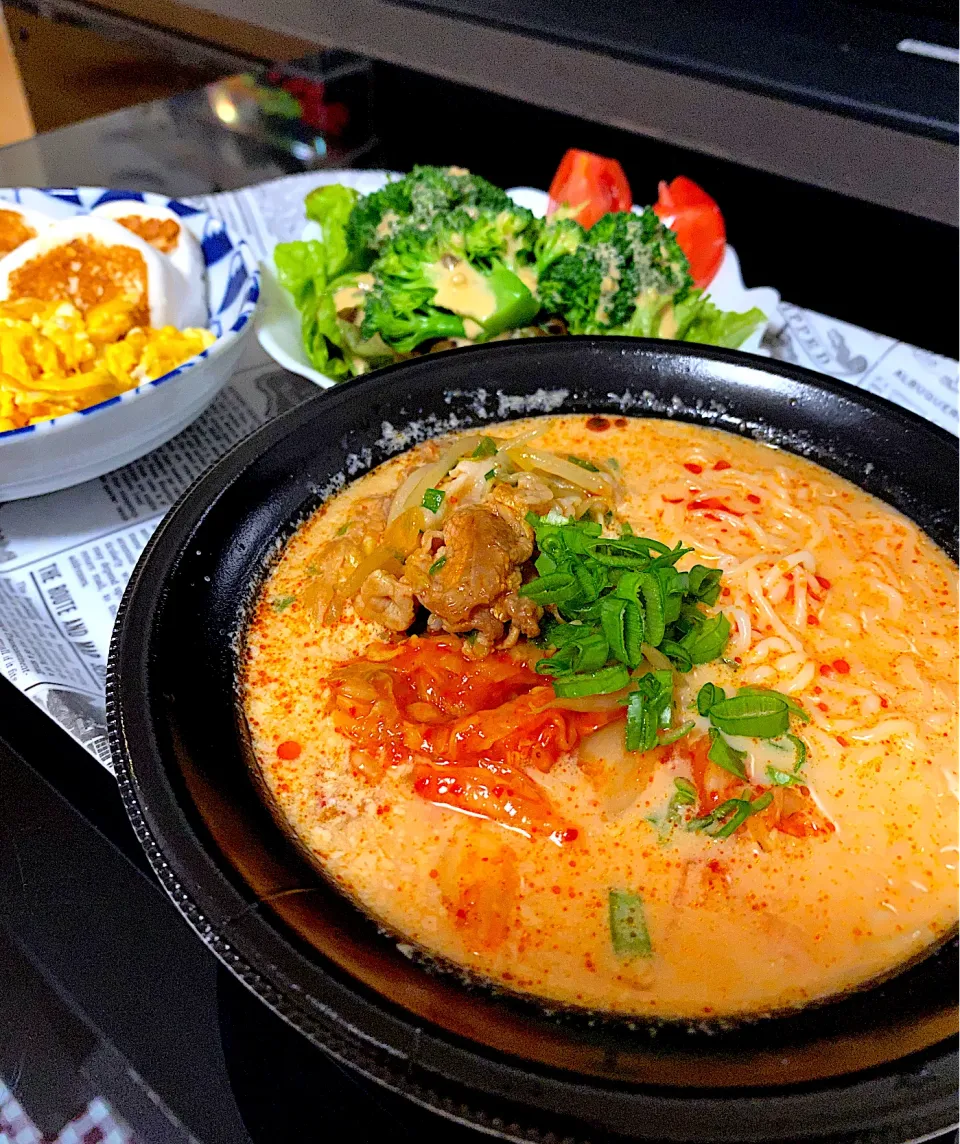 スンドゥブ豆腐麺😋|ゆかりさん