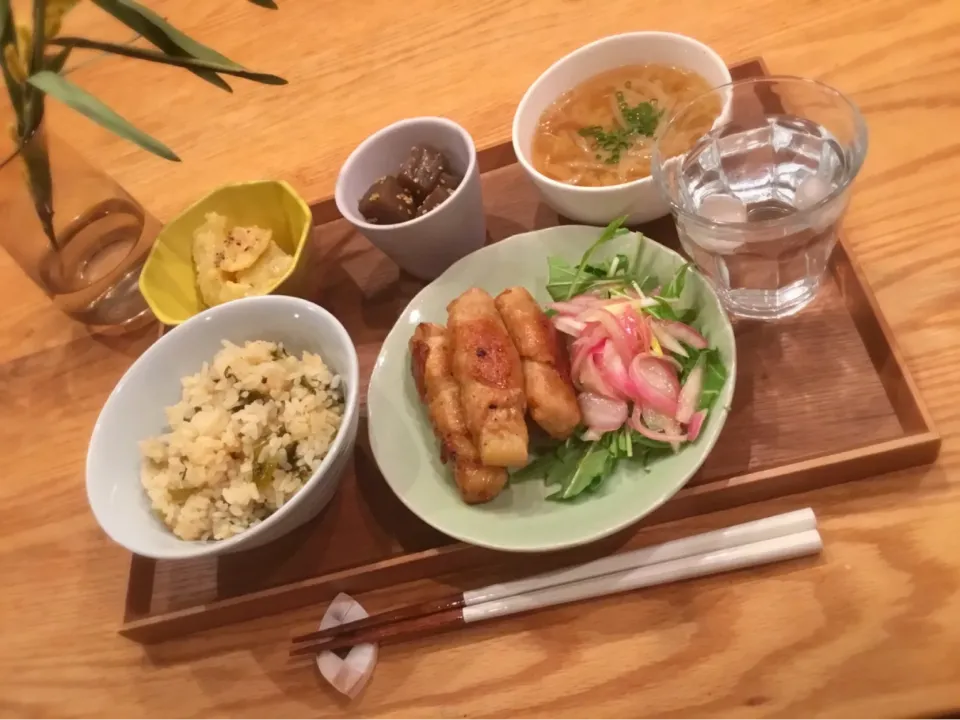 Snapdishの料理写真:🐷長芋の豚肉巻き🐷柚子胡椒風味🌟|おーやんさん