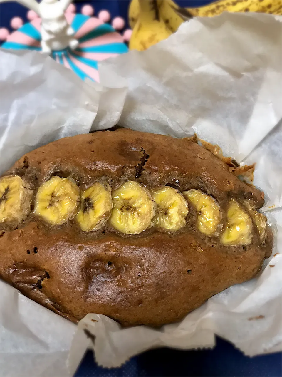 Snapdishの料理写真:チョコバナナパウンドケーキ🍌|gunlove❤さん