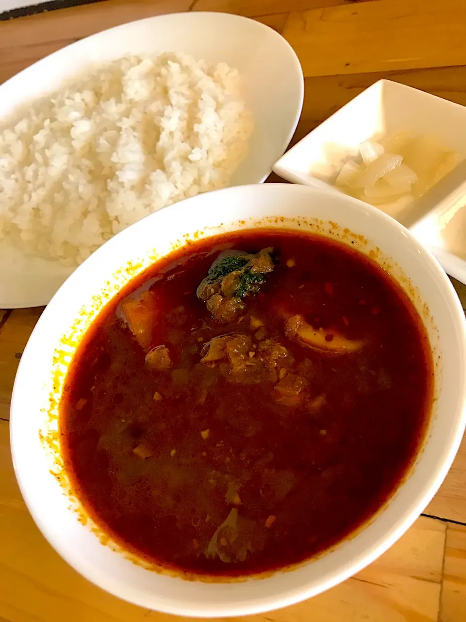 Snapdishの料理写真:赤のべっぴん薬膳カレー！|Tomyさん