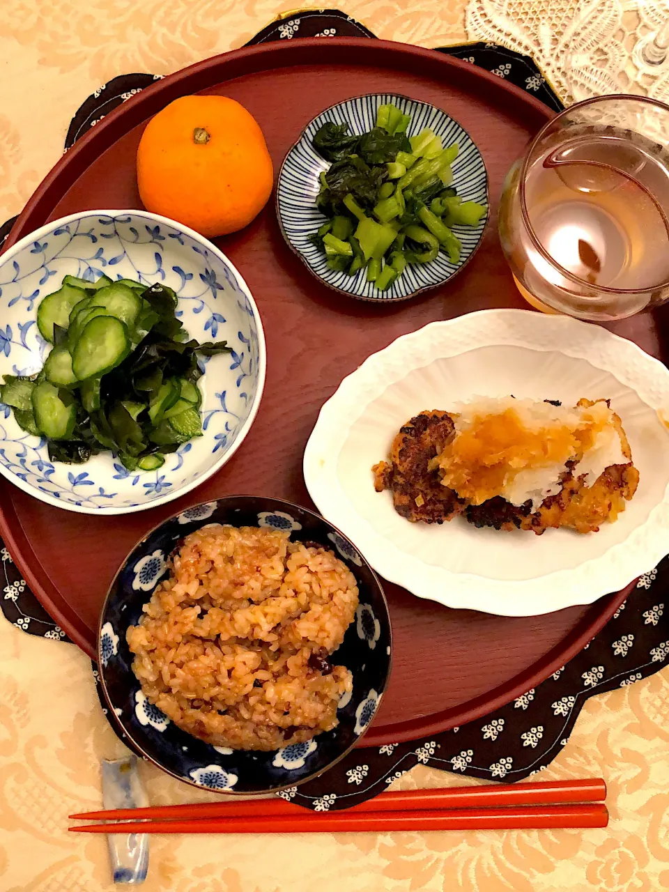 松風焼き夕食💓|もこさん