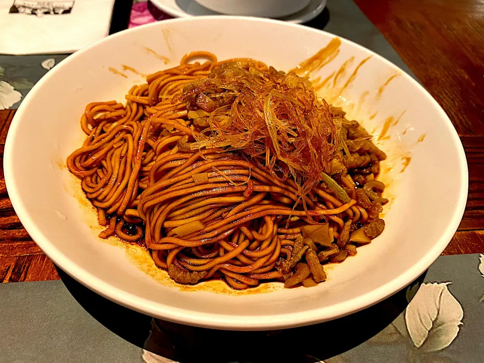 Stewed noodles with spring onion|skyblueさん