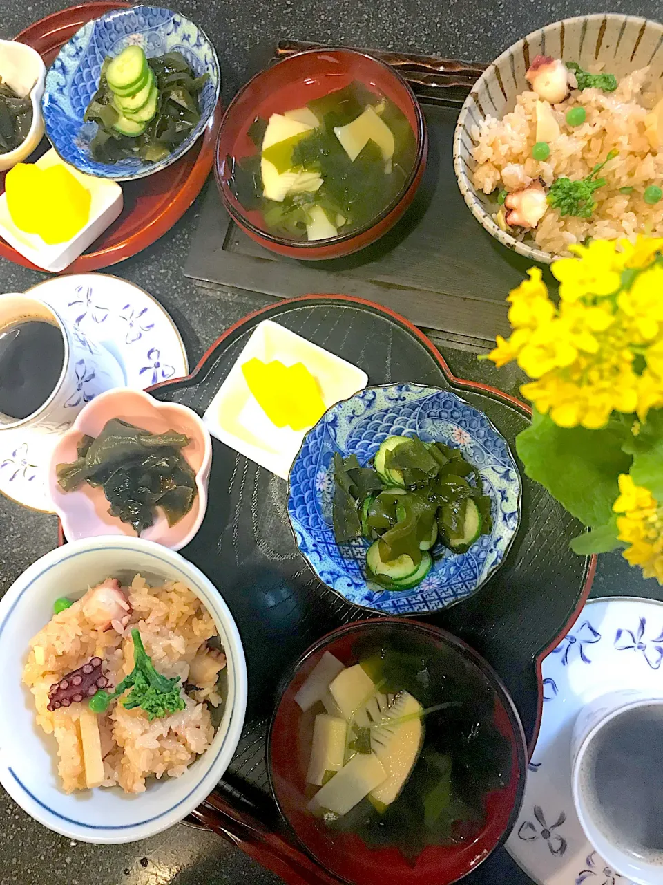 竹の子入りたこ飯🐙若竹汁|シュトママさん