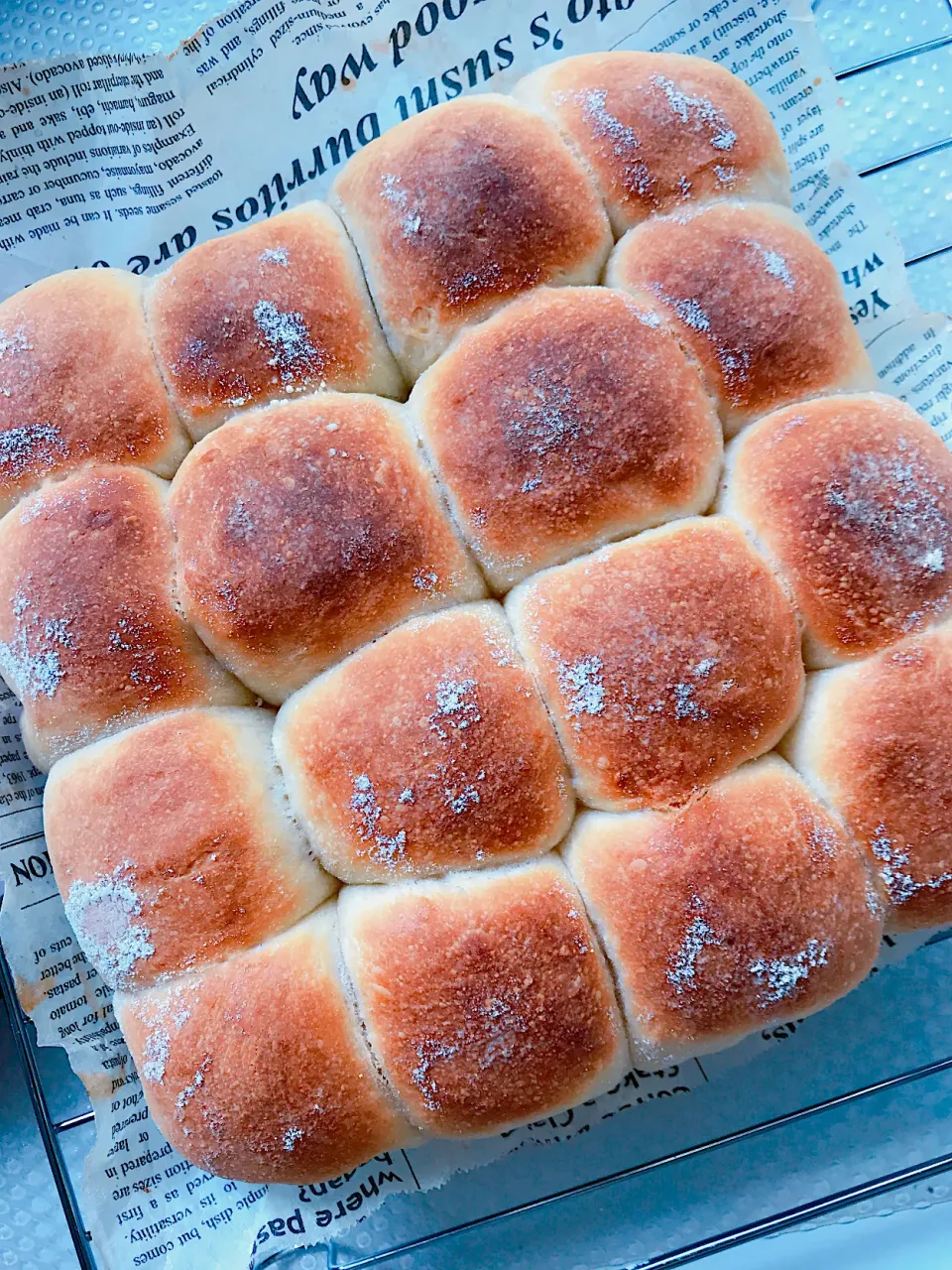 春よ恋、ゆめちからのブレンド粉で作るちぎりパン🍞✨|めぐぐさん